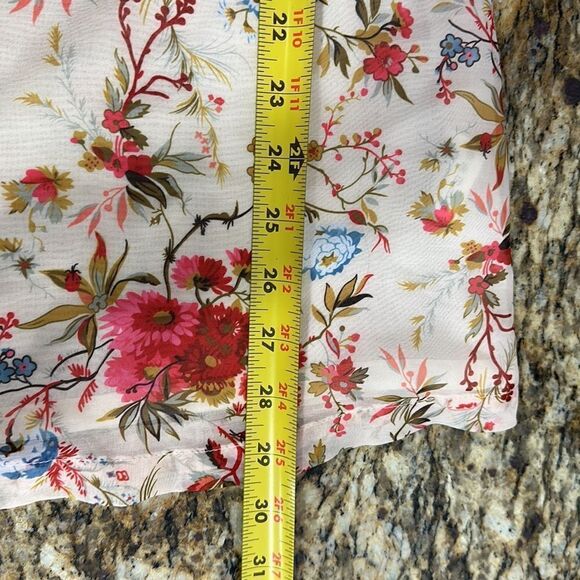 Few Moda New York Boho Floral Print Long Bell Sleeve Dress Size XS - Picture 12 of 12